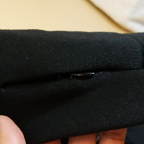 Athletic Works| Black Zippered Athletic Cardigan Two Fake Front Pockets - Picture 5 of 13